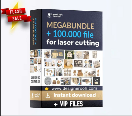 Unlock Creativity with the Ultimate Laser Cutting and Engraving Bundle: 55,000+ Premium Files!"