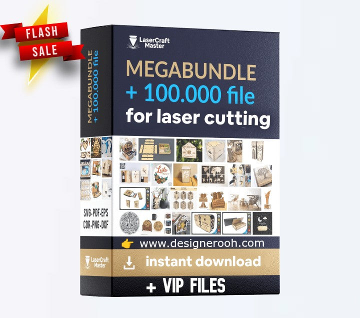 SUPER MEGA PACK +100 000 + VIP FILES DXF CDR CNC 3D files pantograph CNC router laser cutting + Bonus files Discount Available For 24 Hour