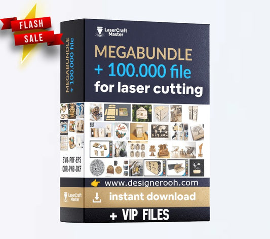 SUPER MEGA PACK +100 000 + VIP FILES  DXF CDR CNC 3D files pantograph CNC router laser cutting +  Bonus files  Discount Available For 24 Hour