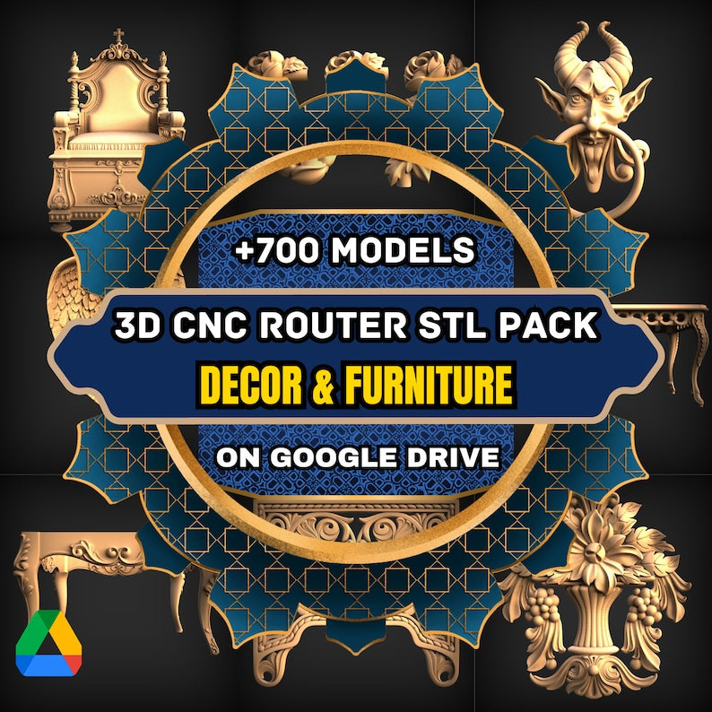 140 pcs Clock + 170 PCs angel and demon + 205 JEWELRY Pcs + 205 Doors Elements  3D Model STL Pack Collection For All  CNC Router  and Artcam Aspire wood  And more ... ...