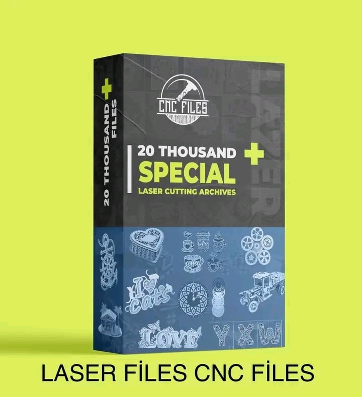 SUPER MEGA PACK +100 000 + VIP FILES DXF CDR CNC 3D files pantograph CNC router laser cutting + Bonus files Discount Available For 24 Hour